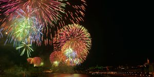 Meghosszabbított tűzijátékkal búcsúzott 2021. augusztus 20-a Budapesten (Fotó: Szappanos Veronika/SZMSZ)