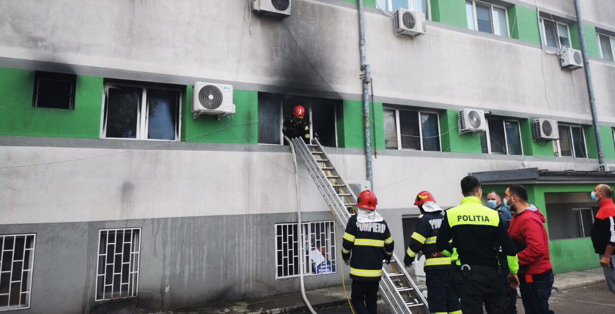 Romániában halálos tűz pusztított egy covid-kórházban