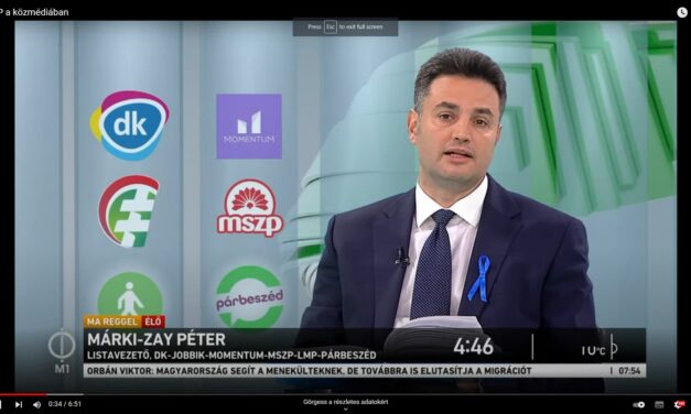 Márki-Zay megkapta az öt percét a közmédiában
