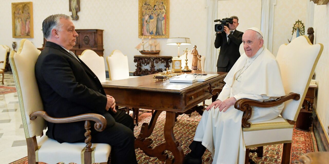 Orbán: Arra kértem Ferenc pápát, hogy támogassa a béke érdekében tett erőfeszítéseinket
