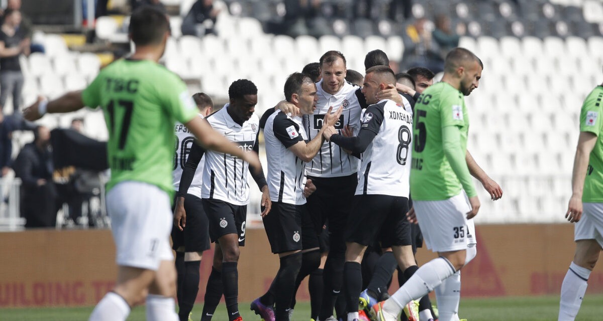 A Partizan két góllal győzte le a TSC-t