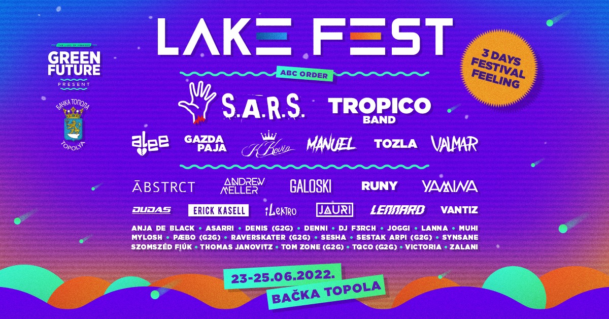 Lake Fest Topolyán – különleges zenei felhozatal és fakultatív programok