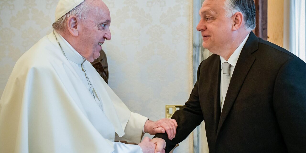 Ferenc pápa: Orbán azt mondta, hogy május 9-én vége lesz a háborúnak