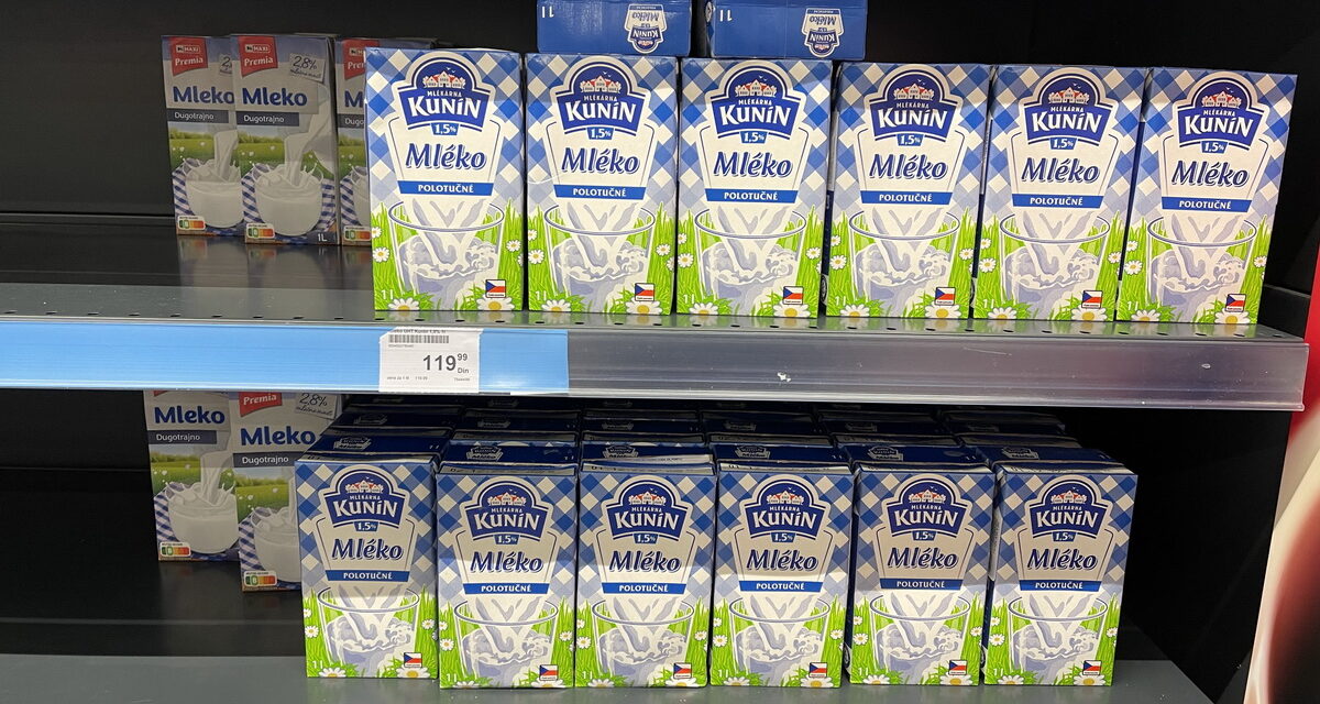 Furcsa tejek jelentek meg a szerbiai boltok polcain
