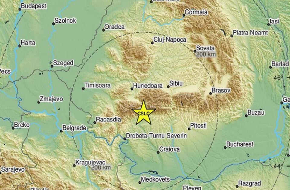 Földrengés a szerb határ közelében