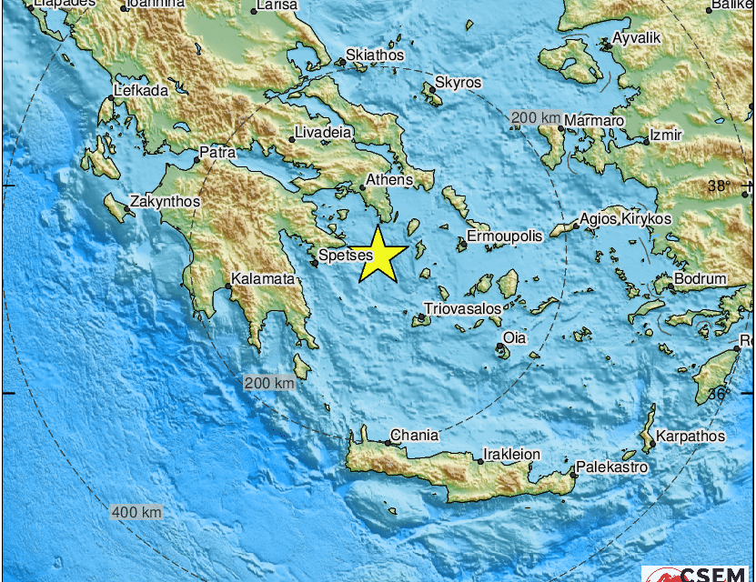 Közepes erősségű földrengés rázta meg Görögország déli területeit