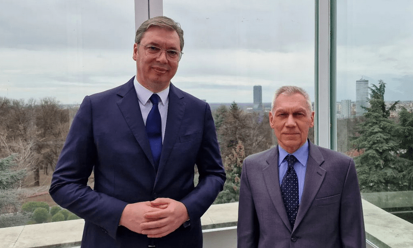Vučić tájékoztatta az orosz nagykövetet a koszovói helyzetről