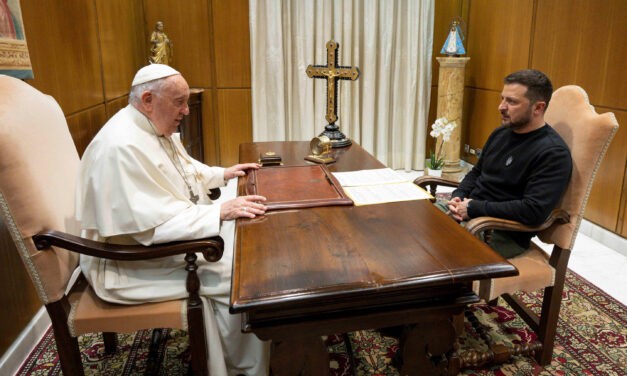 Zelenszkij a Vatikánban találkozott Ferenc pápával
