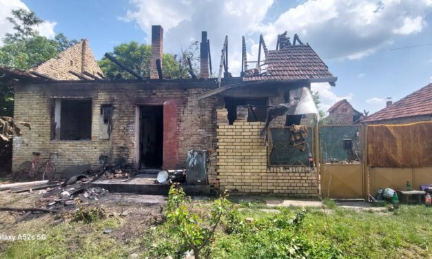 Leégett és lakhatatlanná vált a kisoroszi Német család háza